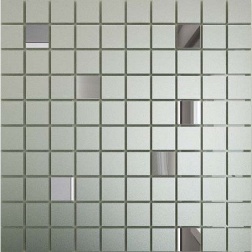 Мозаика зеркальная Серебро матовое + Графит См90Г10 ДСТ 25 х 25/300 x 300 мм (10шт) - 0,9