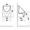 Писсуар сенсорный URINAL цв. белый TP645-00CB00E-0001