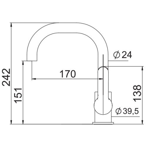 Смеситель для раковины LAPARET LEGNA высокий N4013302LPT