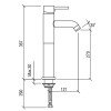 Смеситель для раковины LAPARET MINILIADA высокий N2012902LPT