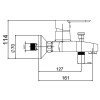 Смеситель для ванны/душа LAPARET SIMONA N3033202LPT