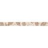 Бордюр Travertine mosaic коричневый 3х40 