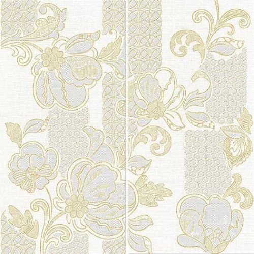 Панно ILLUSIO BEIGE PATTERN из 2 частей 63х63 (3 комплекта)